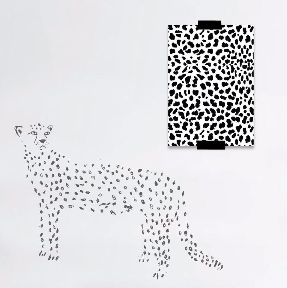 סידרת פוסטרים  - שחור לבן פנטר