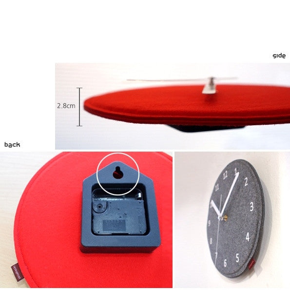 שעון לקיר כחול מלבד - MECASA מיקאסה