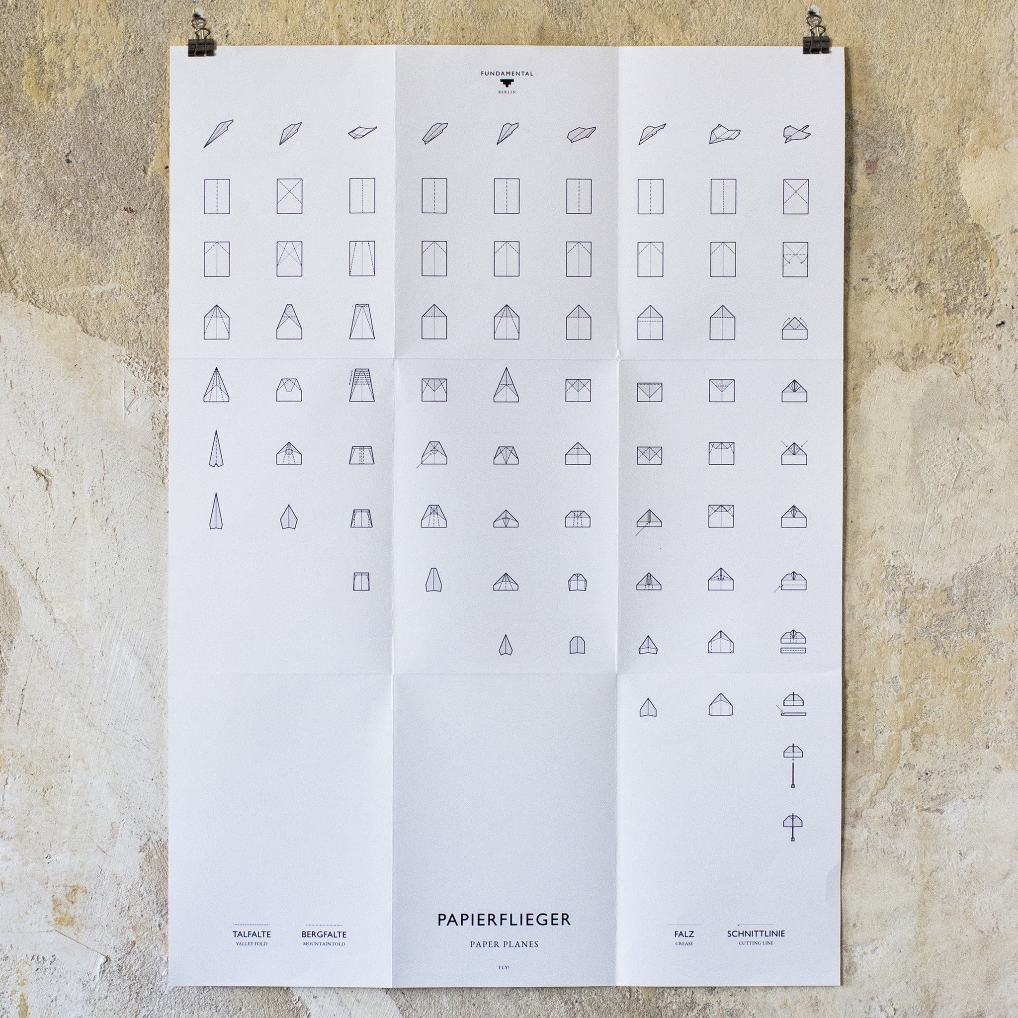 פוסטר מטוסים מנייר - MECASA מיקאסה